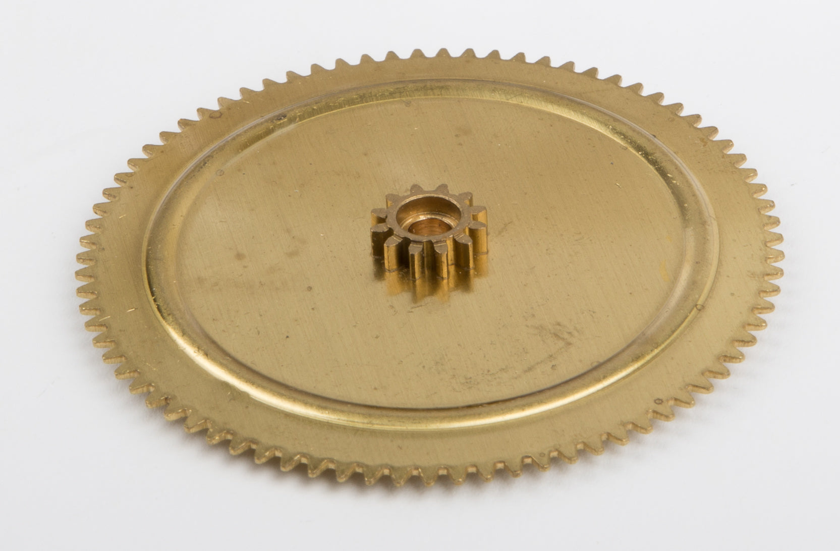 Gear, large with pinion, brass