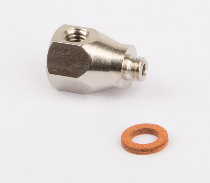 Oiler - angle piece, nickel-plated