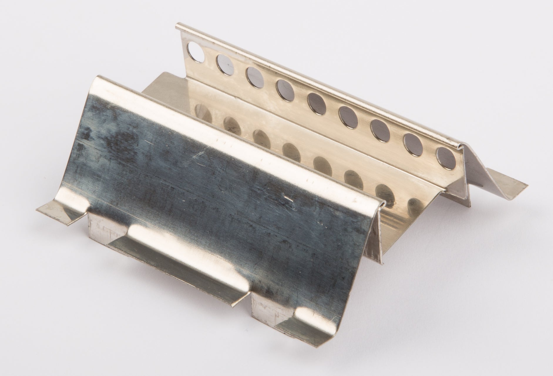 Guide rail for burner slide