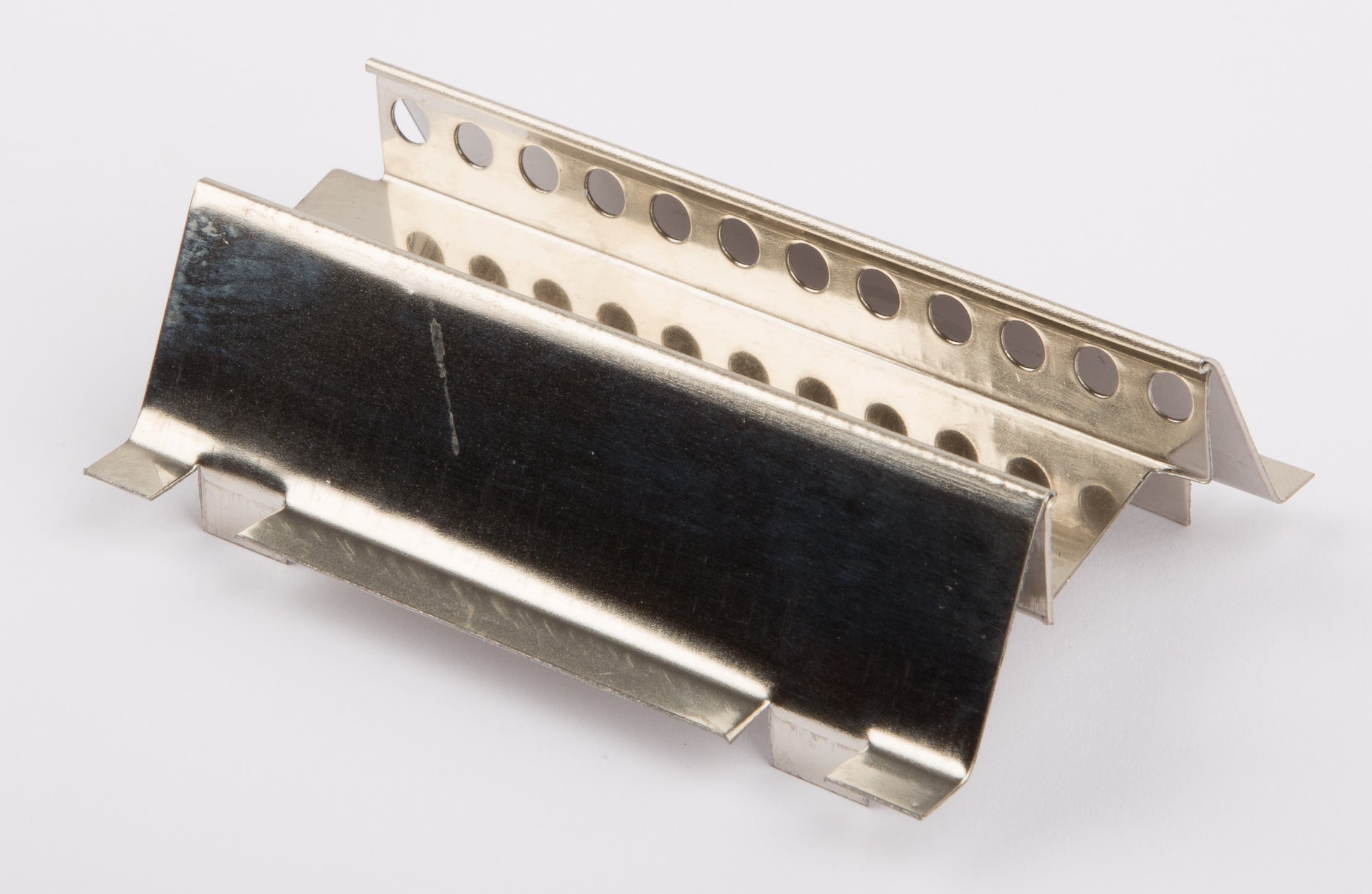 Guide rail for burner slide