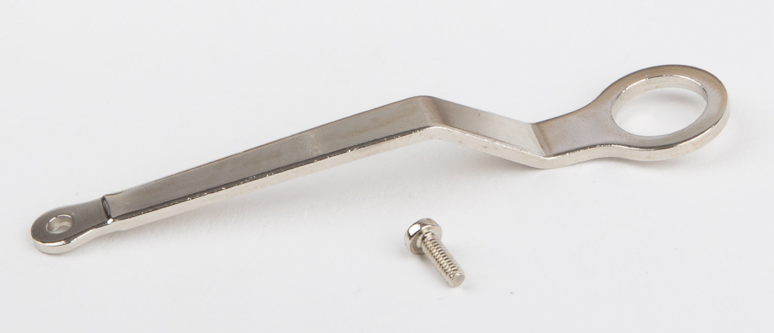 Slider connecting rod with screw