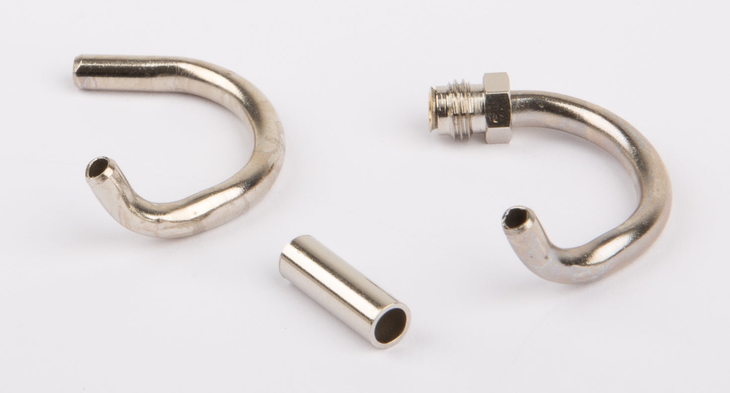 Steam pipe, 2-part, without shut-off valve