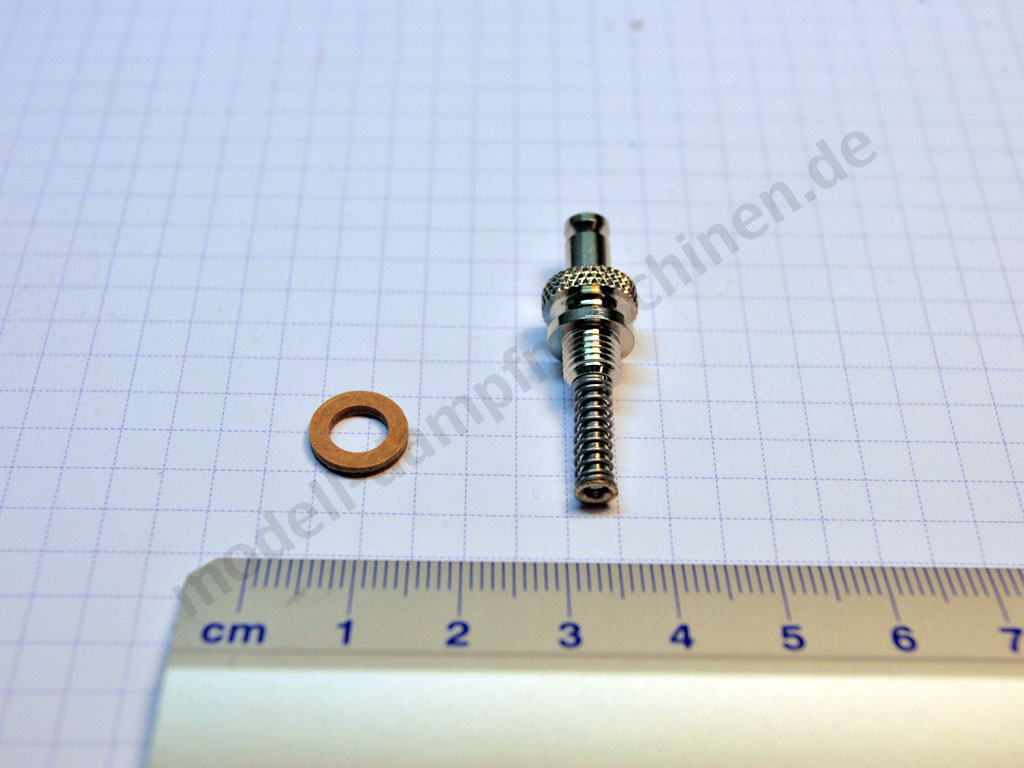 Spring safety valve nickel-plated