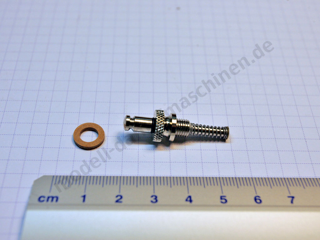 Spring safety valve nickel-plated