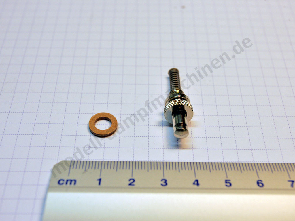 Spring safety valve nickel-plated