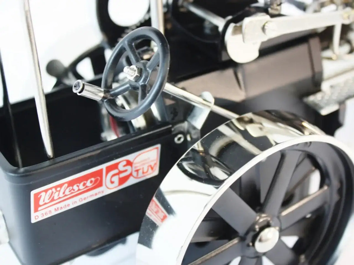 Wilesco Dampfwalze D368 schwarz/nickel