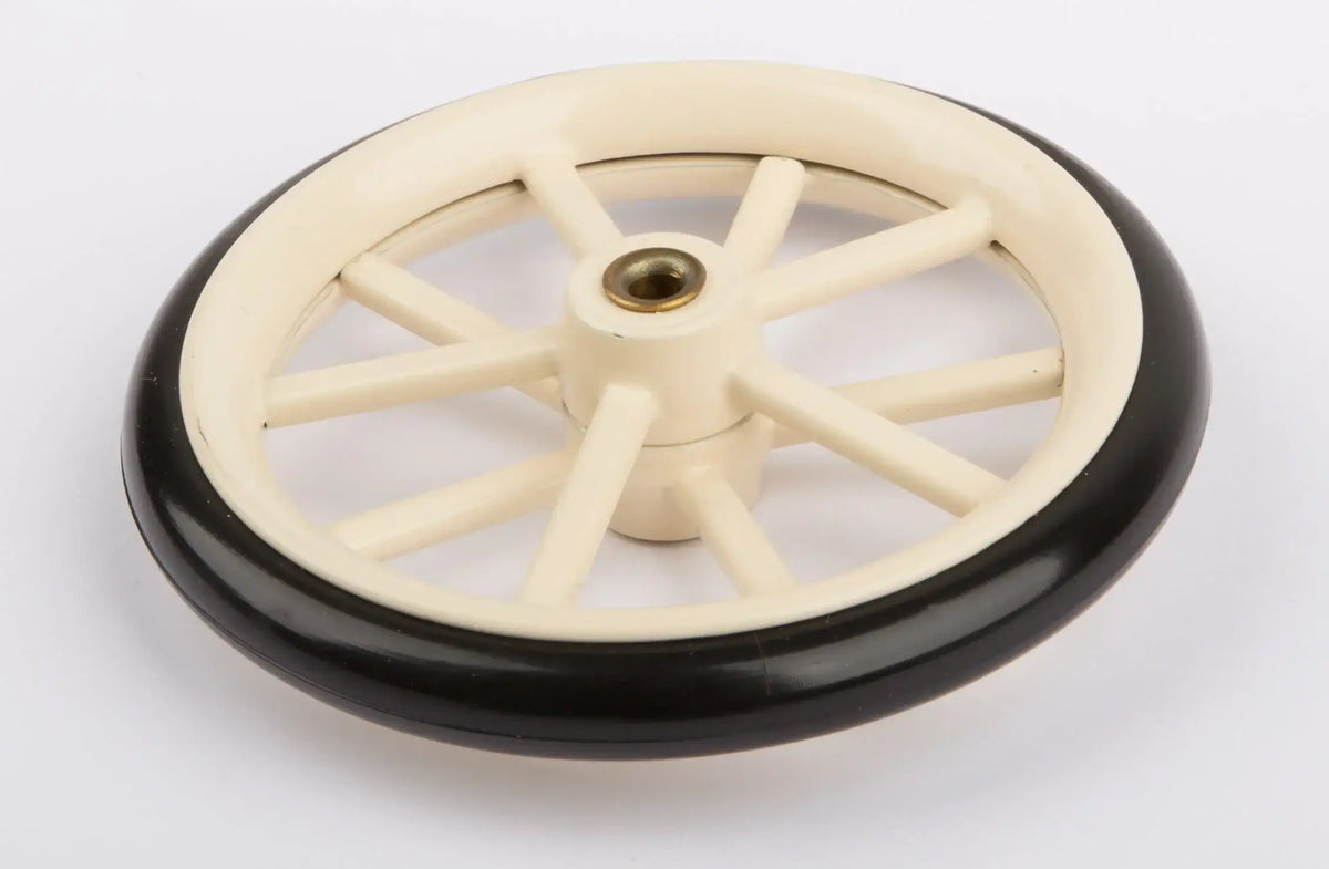 Rad mit Gummireifen, 84 mm außen