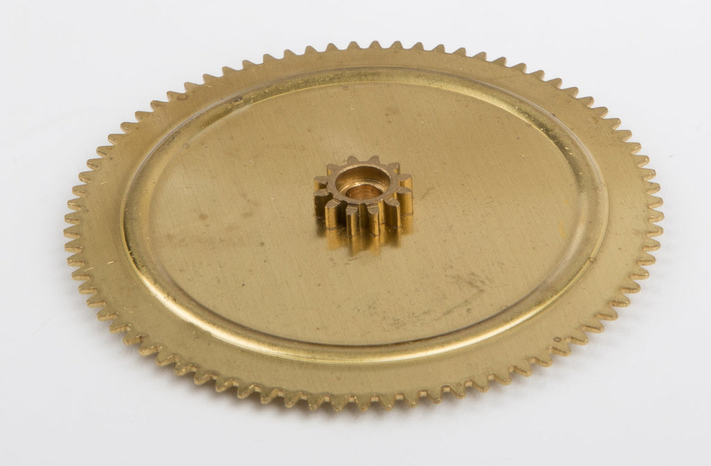 Gear, large with pinion, brass