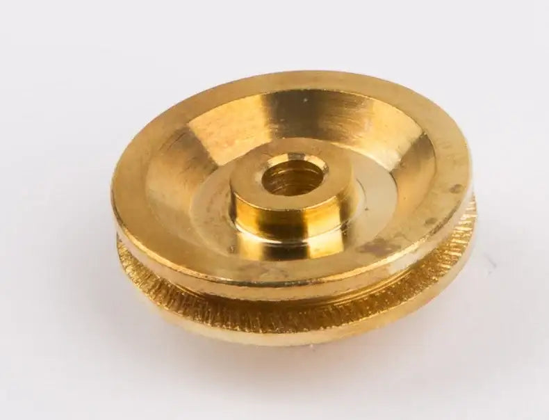 Schnurlaufrolle, messing blank, D=24 mm