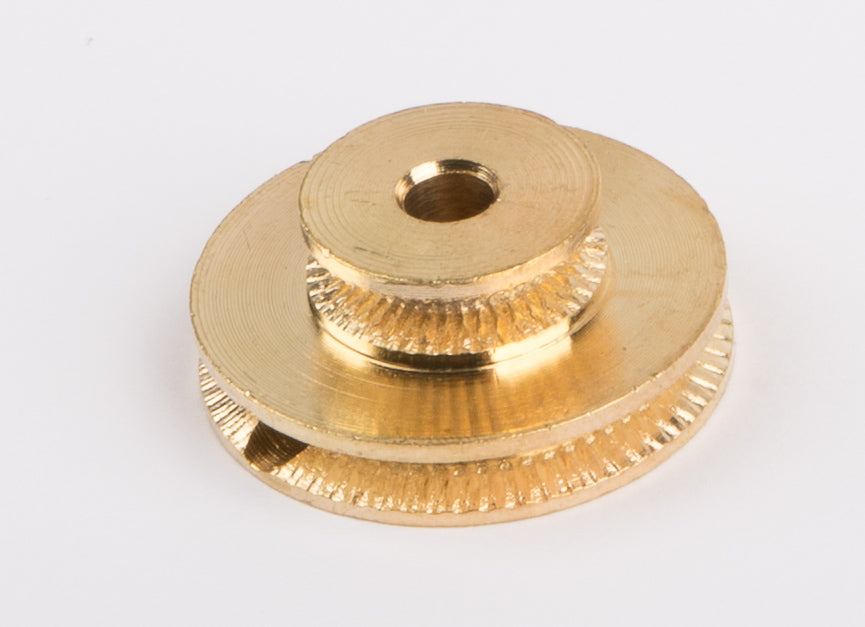 Line roller / double line roller 25 mm brass bright