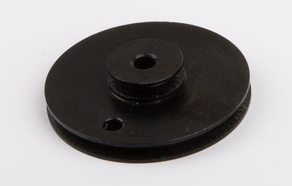 Line roller / double line roller, ALU black, D=38 mm