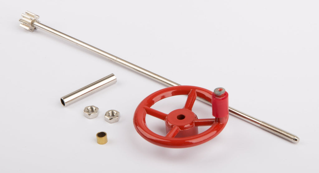 Steering wheel complete with column