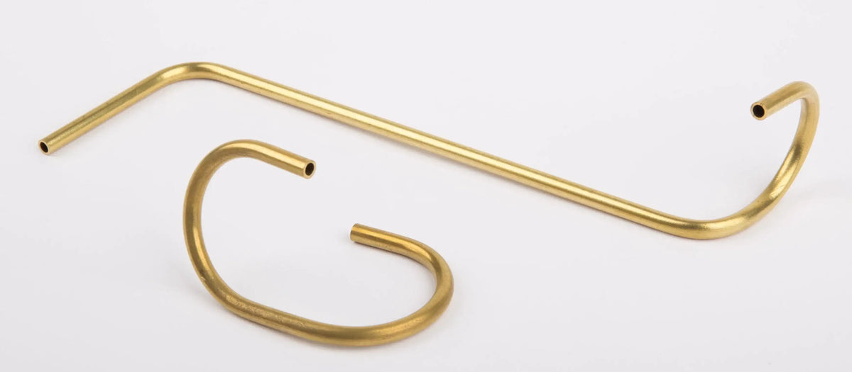 Dampfrohr 2-teilig, messing