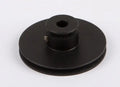 Schnurlaufrolle, Alu, schwarz 60 mm