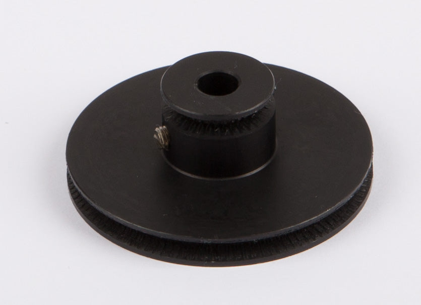 Line roller, aluminum, black 60 mm